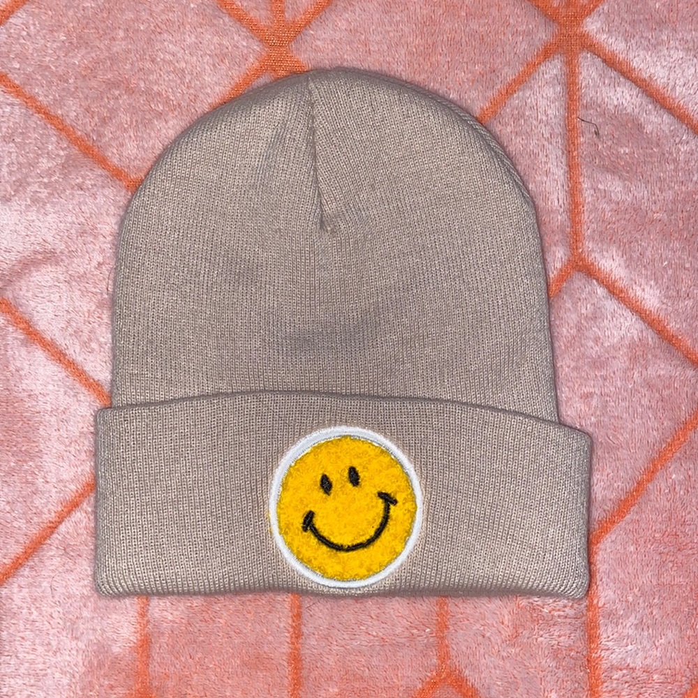 Smiley face beanie